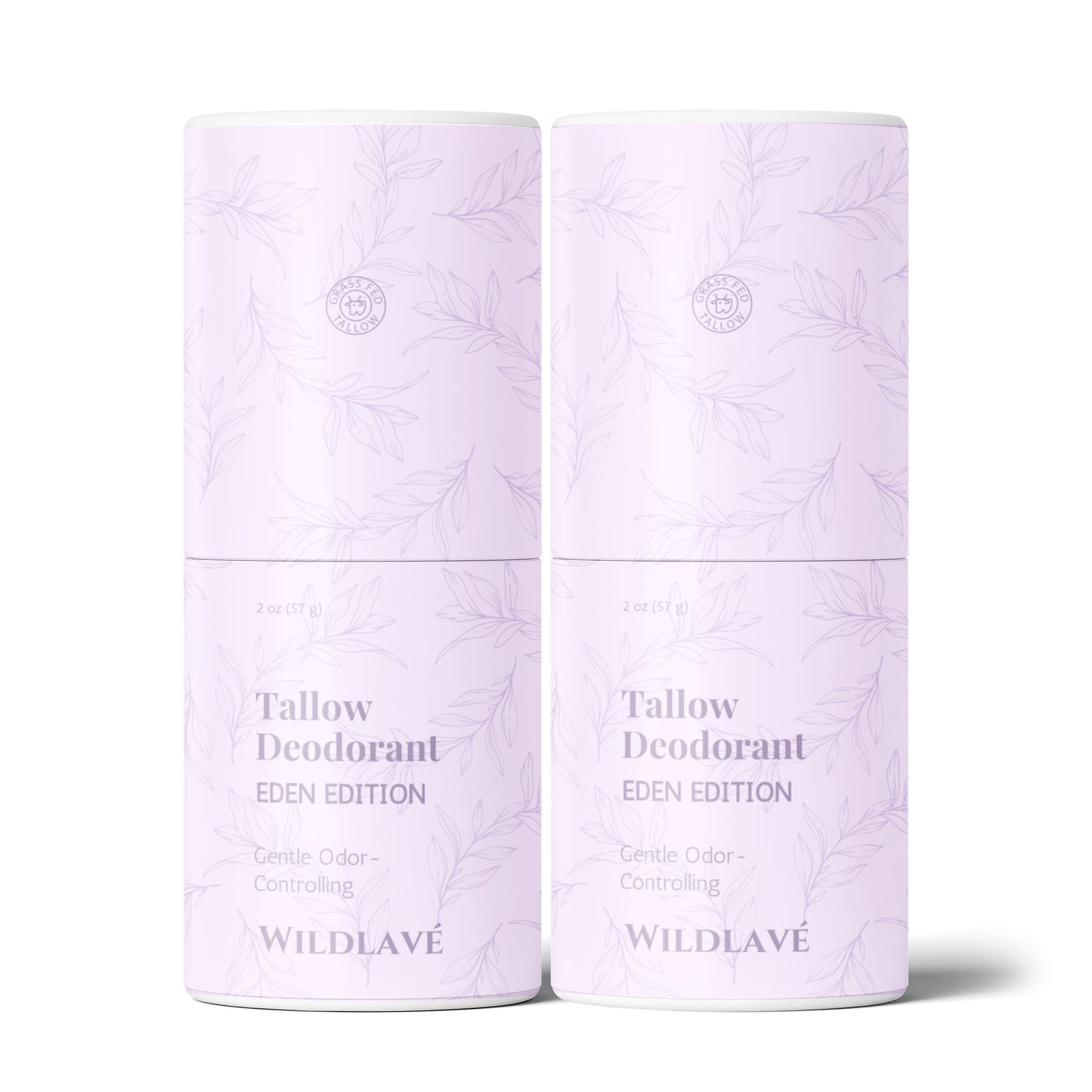 2 Pack Eden Edition Natural Tallow Deodorant Stick