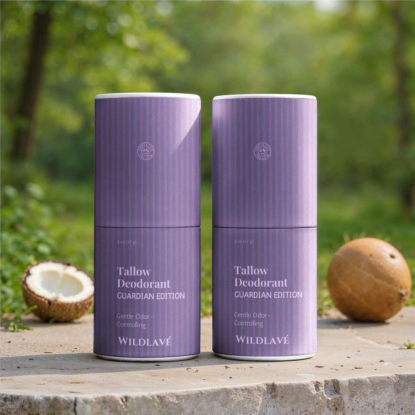 2 Pack Guardian Edition Natural Tallow Deodorant Stick