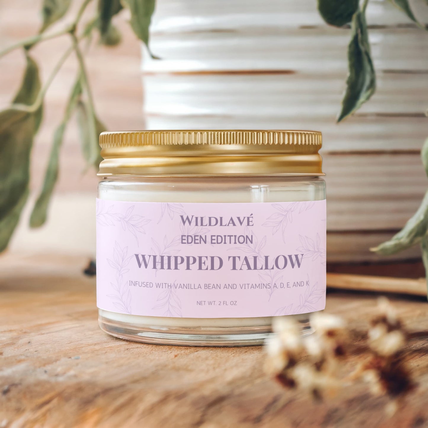 Whipped Grass-Fed Tallow Balm Eden Edition