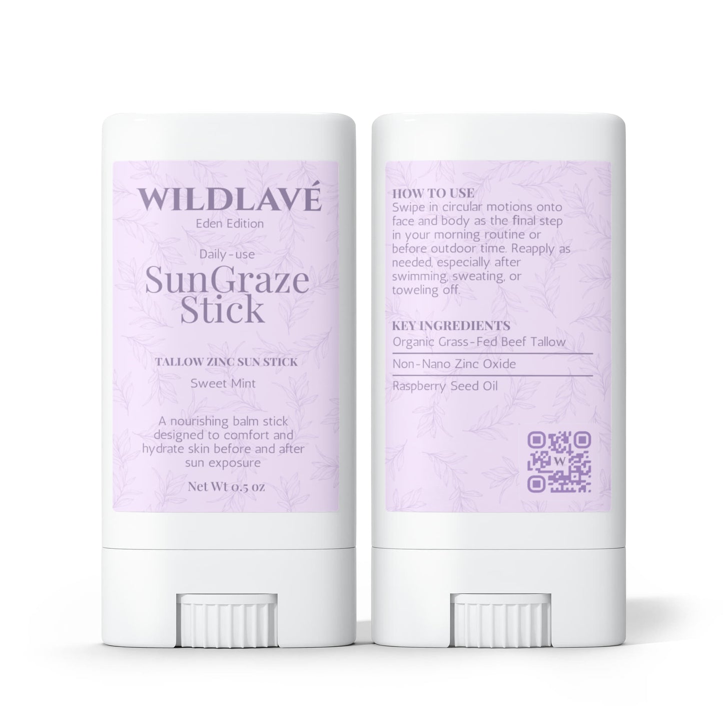 2 Pack Eden Edition SunGraze Stick Tallow Balm