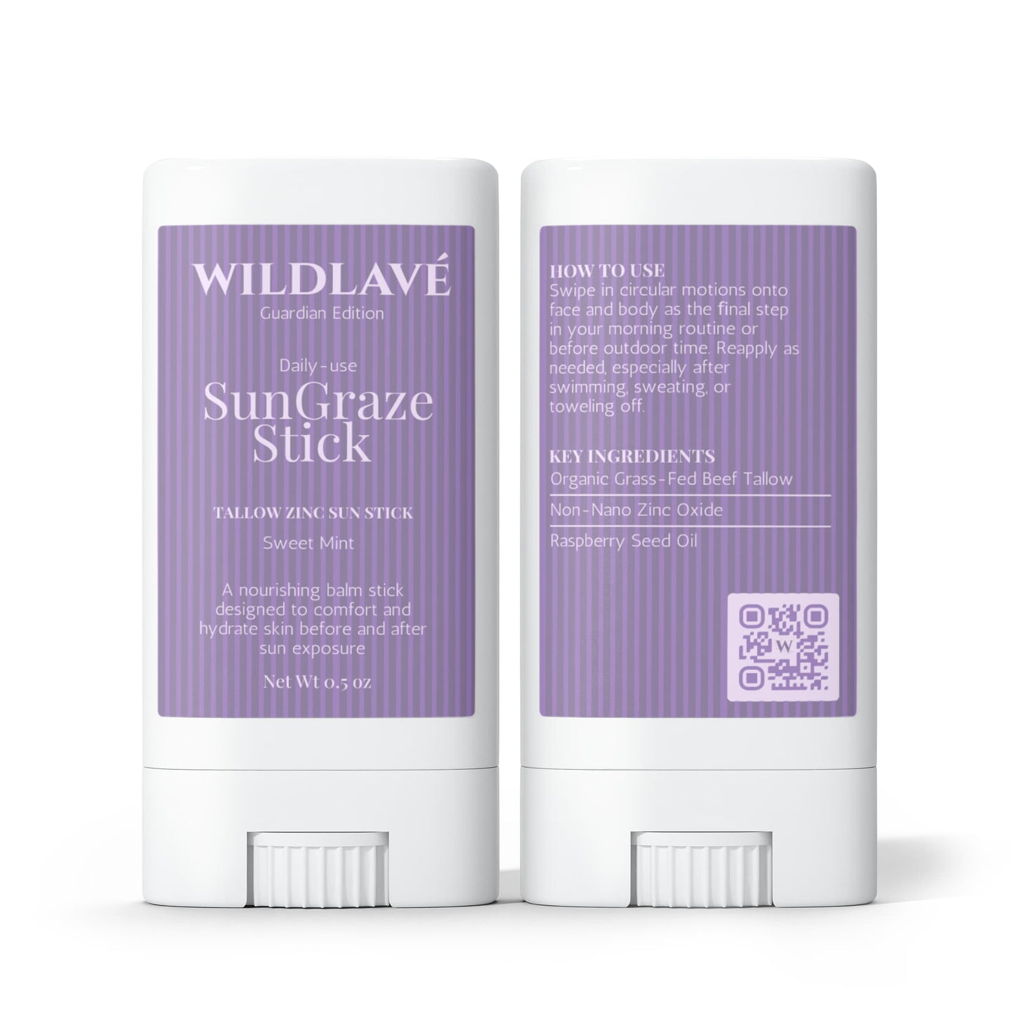 2 Pack Guardian Edition SunGraze Stick Tallow Balm