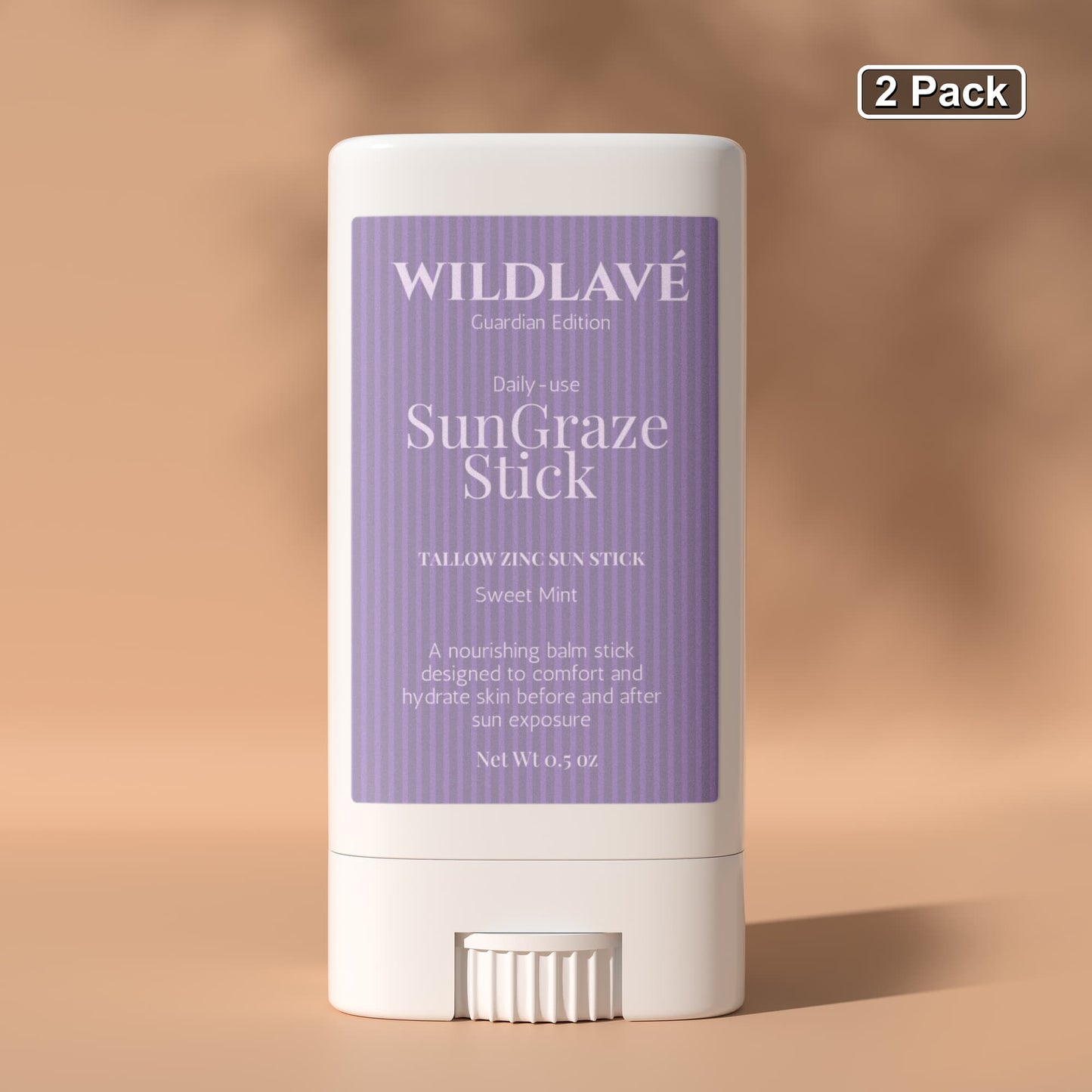 2 Pack Guardian Edition SunGraze Stick Tallow Balm